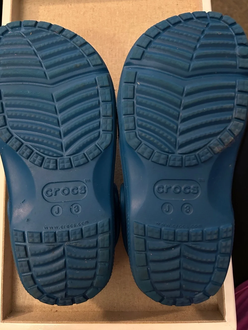 CROCS Kids Blue Classic Clog with Charms